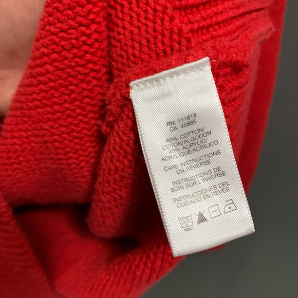 Women's Michael Michael Kors Sweater L/G Red - Picture 4 of 5